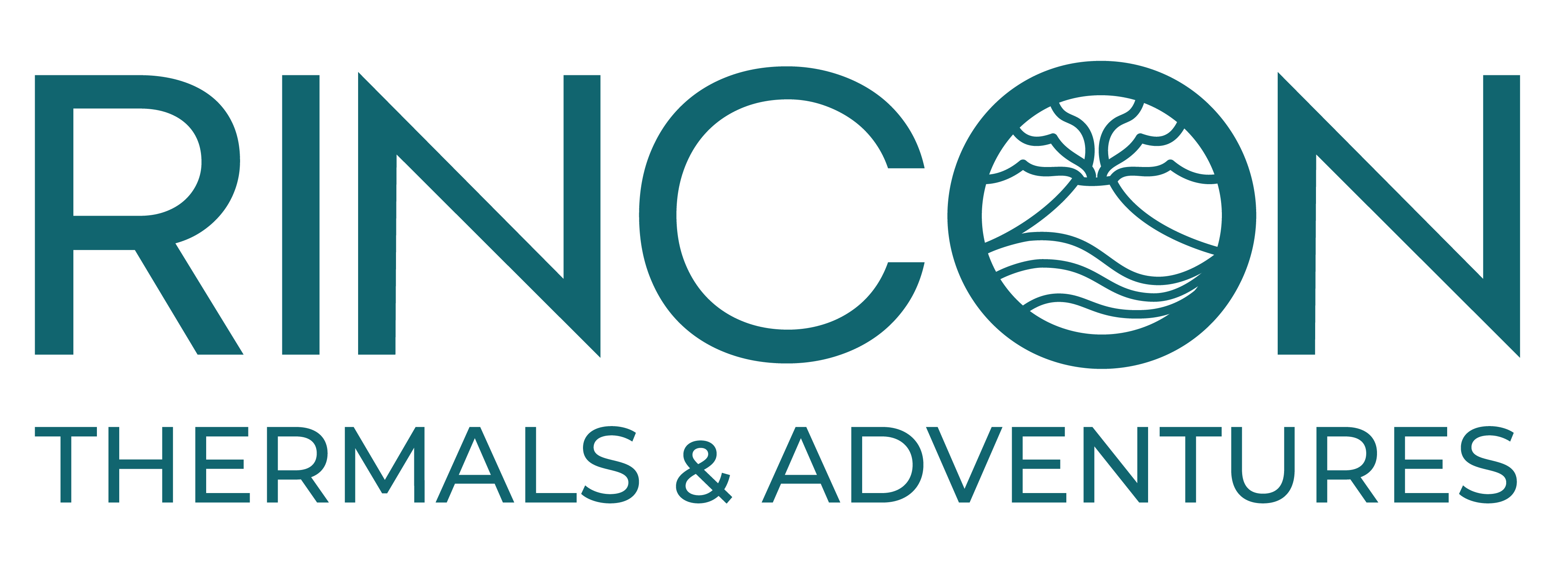 Rincon Thermals & Adventures logo with a wave and mountain icon.